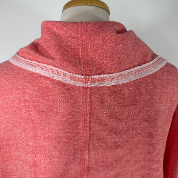 NEW Habitat Clothes to Live In Cerise Terry Tunic Sweatshirt Lagenlook Coral - Picture 9 of 11